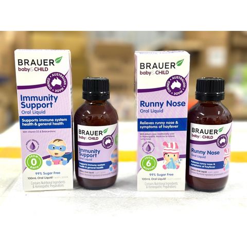 Siro Brauer Immunity Support Tăng Đề Kháng Cho Bé - Hàng Chính Hãng Úc, Dễ Uống, Chiết Xuất Tự Nhiên, Trái Cây Hương Vị