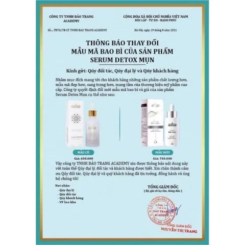 SERUM DETOX MỤN DOCTOR QUEEN ????? (Ngừa tất cả các loại mụn,thâm,đào thải phục hồi tái tạo da,da yếu, giãn mao mạch)