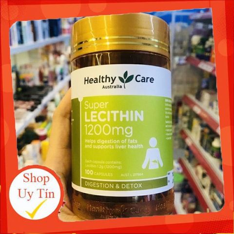 Mầm Đậu Nành Healthy Care Super Lecithin Úc - Hỗ Trợ Cân Bằng Nội Tiết Tố và Làm Đẹp Da, 100 Viên