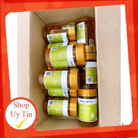 Mầm Đậu Nành Healthy Care Super Lecithin Úc - Hỗ Trợ Cân Bằng Nội Tiết Tố và Làm Đẹp Da, 100 Viên