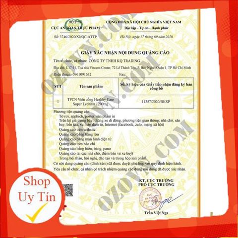 Mầm Đậu Nành Healthy Care Super Lecithin Úc - Hỗ Trợ Cân Bằng Nội Tiết Tố và Làm Đẹp Da, 100 Viên