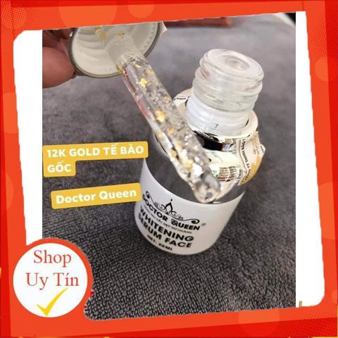 Serum Vàng Doctor Queen - Serum Làm Sáng Da, Cấp Ẩm, Phục Hồi Da Yếu Sau Lăn Phi Kim - Dưỡng Chất Tăng Cường Đẹp Da