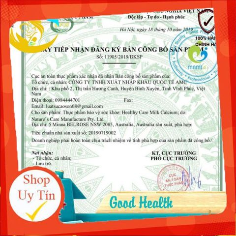 Kẹo Canxi Healthy Care Úc - Bổ Sung Canxi & Vitamin D Cho Bé Tăng Trưởng Khung Xương Khỏe Mạnh - Hỗ Trợ Giấc Ngủ & Tiêu Hóa Tốt
