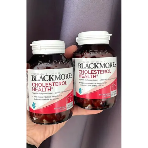 Viên uống giảm mỡ máu Blackmores Cholesterol Health - Hỗ trợ duy trì mức cholesterol cho sức khỏe tim mạch