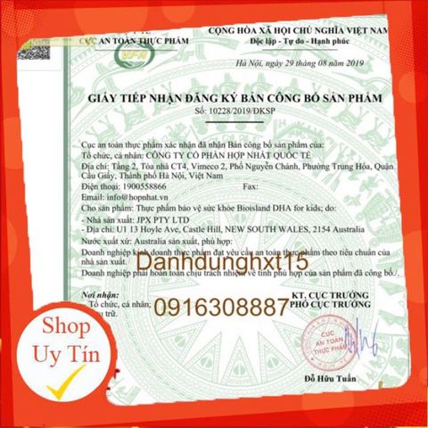 Viên uống Bio Lysine DHA cho trẻ em - Phát triển thị lực và não bộ chuẩn Úc - Bổ sung DHA từ Bio Island
