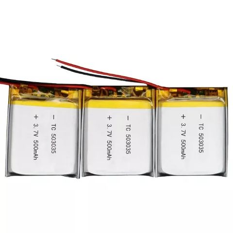 Pin Lipo Polymer 3.7V 500mAh 503035 Có Mạch Bảo Vệ - Nguồn Năng Lượng Cho Thiết Bị Điện Tử, Máy Bay Điều Khiển, Dự Án DIY