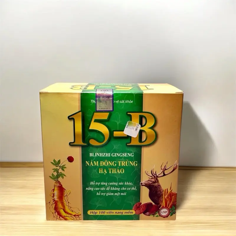 Viên Uống Vitamin 15B - Bồi Bổ Sức Khỏe, Giảm Mệt Mỏi, Hỗ Trợ Trao Đổi Chất, Ginseng Từ Thiên Nhiên (2 Vỉ x 10 Viên)