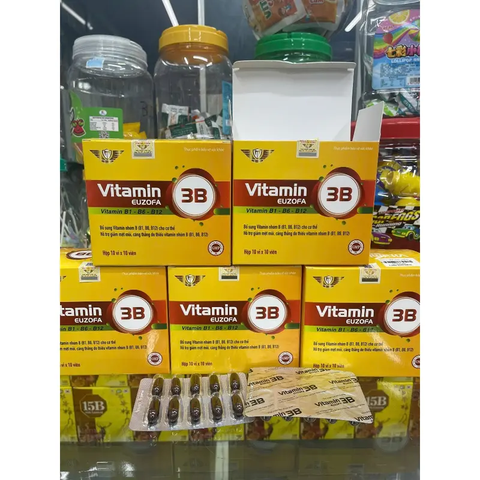 Viên Uống Vitamin 15B - Bồi Bổ Sức Khỏe, Giảm Mệt Mỏi, Hỗ Trợ Trao Đổi Chất, Ginseng Từ Thiên Nhiên (2 Vỉ x 10 Viên)