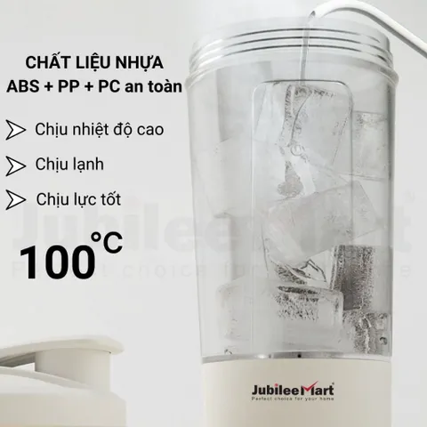 Ly Tự Khuấy Sữa Cà Phê Cầm Tay Mini Jubilee Mart, Ly Khuấy Thông Minh 400ML