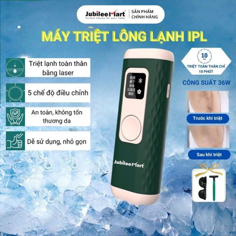Máy Triệt Lông Lạnh Jubilee Mart - Công Nghệ IPL Toàn Thân, Không Đau Rát, Dễ Dàng Sử Dụng, Giải Pháp Làm Đẹp Hiện Đại