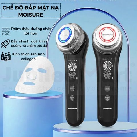 Máy Massage Mặt Nóng Lạnh Jubilee Mart 5 In 1 - Máy Đẩy Tinh Chất, Nâng Cơ, Trẻ Hóa Da, Chăm Sóc Da Chuyên Sâu Tại Nhà