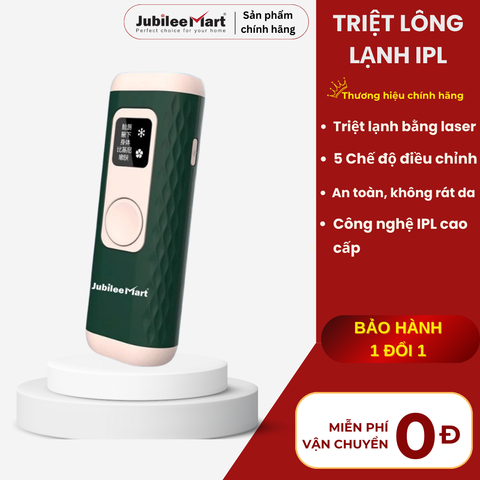 Máy Triệt Lông Lạnh Jubilee Mart - Công Nghệ IPL Toàn Thân, Không Đau Rát, Dễ Dàng Sử Dụng, Giải Pháp Làm Đẹp Hiện Đại