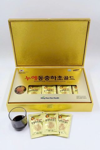 Nước Đông Trùng Hạ Thảo Cao Cấp Kang Hwa Han Health Hàn Quốc - 60 Gói Tăng Cường Sức Khỏe Gan, Tim Mạch, Phổi, Chống Mệt Mỏi