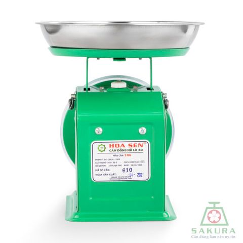Cân Đồng Hồ Hoa Sen 5kg - Cân Bền Bỉ Chính Xác, Dễ Sử Dụng Cho Nhà Bếp Và Cửa Hàng Thực Phẩm