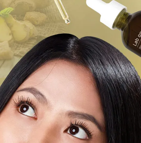 Tinh Chất Hỗ Trợ Mọc Tóc Lab On Hair 60ml - Giảm Gãy Rụng, Tăng Cường Dưỡng Chất Với Gừng, Biotin, Chiết Xuất Thực Vật