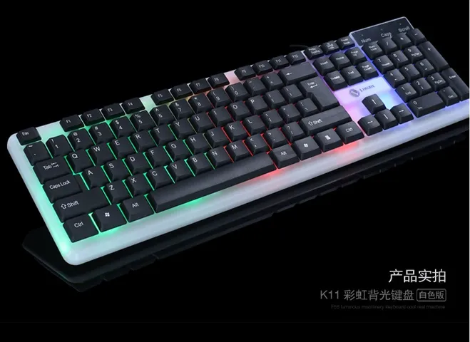 Combo Bàn Phím Giả Cơ và Chuột Game T11 Limeide - Đèn LED Đổi Màu, Thiết Kế Chuyên Nghiệp, Dùng Cho Game Thủ