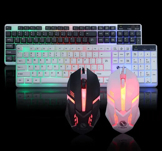 Combo Bàn Phím Giả Cơ và Chuột Game T11 Limeide - Đèn LED Đổi Màu, Thiết Kế Chuyên Nghiệp, Dùng Cho Game Thủ