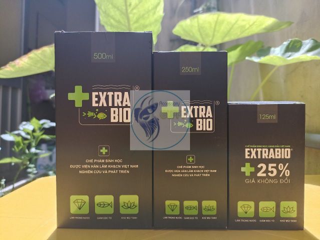 Vi Sinh Extra Bio 500ml - Khử Mùi Tan Hôi, Làm Trong Nước Hồ Cá, Tăng Cường Lợi Khuẩn, An Toàn Cho Tép Cảnh