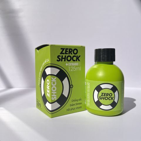 extrabio ZERO SHOCK 250ml - Giảm stress và hồi phục nhanh cho cá, ổn định chất lượng nước, giải độc ammonia và chloramine, an toàn cho hệ vi sinh