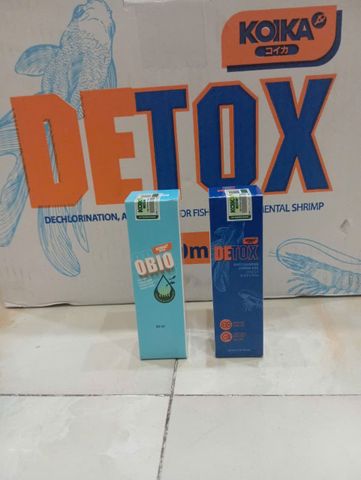 COMBO KOIKA Obio & Detox - Giải pháp hoàn hảo cho bể cá cảnh, khử chlorine, làm sạch nước, cải thiện sức khỏe cá tùy chỉnh