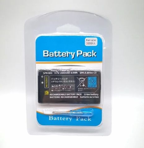 Pin Máy Game Nintendo 3DSLL/3DSXL (SPR-003) - Pin Thay Thế Chất Lượng Cao Kèm Tuốc Nơ Vít Nguyên Hộp, Bảo Hành Chất Lượng