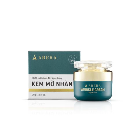 Kem Mờ Nhăn Abera 20g - Dưỡng Ẩm, Làm Mờ Nếp Nhăn, Ngăn Ngừa Lão Hóa, Giúp Da Căng Mịn, Trẻ Trung