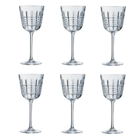 Bộ 6 Ly Vang Đỏ Cristal D’Arques Rendez-Vous 350ml - Ly Thưởng Thức Sang Trọng Cho Rượu Vang Và Trang Trí Nội Thất