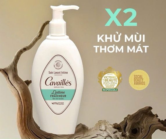 Dung Dịch Vệ Sinh Phụ Nữ Cavaillès L'intime 250ml - Công Nghệ Hữu Cơ Dưỡng Ẩm, Dịu Nhẹ Cho Da Nhạy Cảm