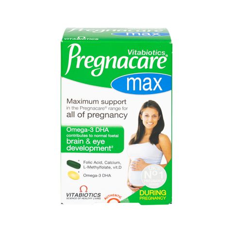 Vitamin Tổng Hợp Cho Bà Bầu Pregnacare Max Vitabiotics - Hỗ Trợ Sức Khỏe Thai Nhi và Mẹ Bầu, 30 Viên Uống