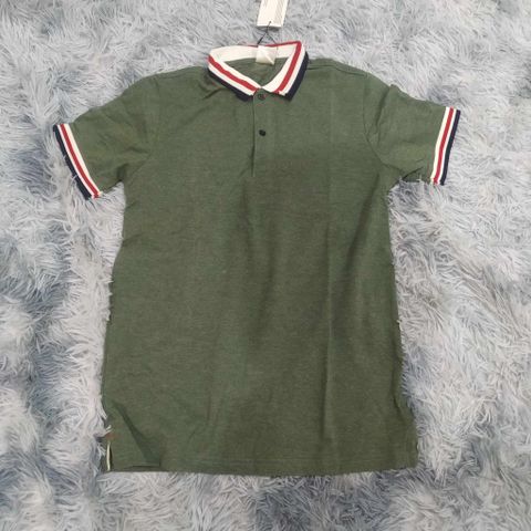Áo phông Polo Nam Nữ Xanh Rêu - Thun Cotton Chất Lượng, Co Giãn 4 Chiều, Phong Cách Thời Trang Thích Hợp Đi Chơi, Đi Học, Đi Làm
