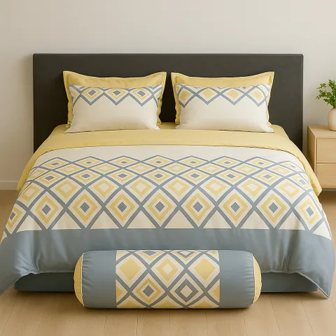 Bộ chăn ga 5 món Lasante chất vải Modal/Tencel mát lạnh kích thước 1m6/1m8/2m/ Freesize chính hãng