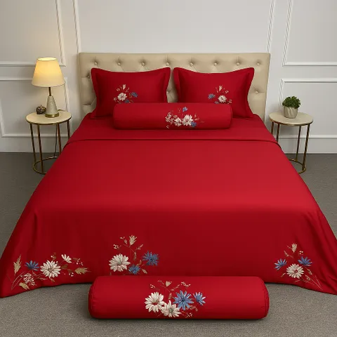 Bộ chăn ga 5 món Lasante chất vải Modal/Tencel mát lạnh kích thước 1m6/1m8/2m/ Freesize chính hãng