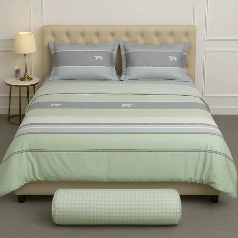 Bộ chăn ga 5 món Lasante chất vải Modal/Tencel mát lạnh kích thước 1m6/1m8/2m/ Freesize chính hãng
