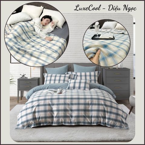 Chăn hè thu Tencel 100s trần bông Lasante 2m1x2m4 – chất vải mềm mại, thấm hút tốt, nhẹ nhàng