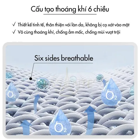 Vỏ gối Multi Layer Cooling 6D Massage Lasante' làm mát đa tầng