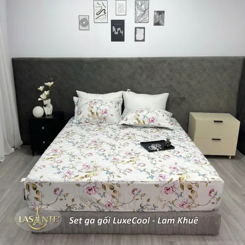 Bộ Ga Gối Tencel 80s Cao Cấp Tencel Lasante' Dày Dặn, Bền Màu