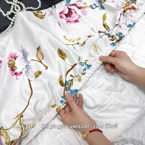 Bộ Ga Gối Tencel 80s Cao Cấp Tencel Lasante' Dày Dặn, Bền Màu