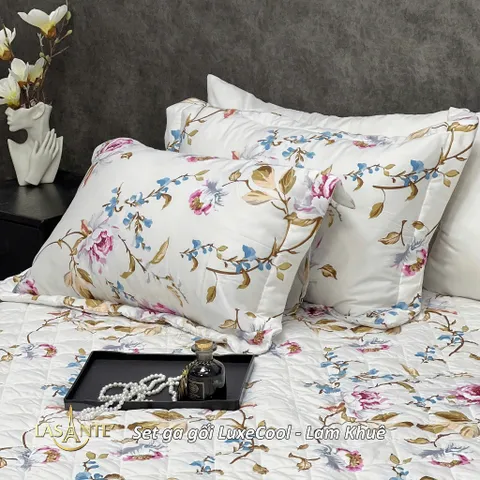 Bộ Ga Gối Tencel 80s Cao Cấp Tencel Lasante' Dày Dặn, Bền Màu