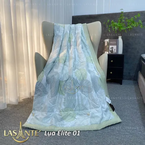 Chăn đũi hè thu trần bông Lụa Elite Lasante bông sinh học cỡ lớn thoáng mát