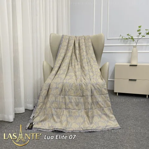Chăn đũi hè thu trần bông Lụa Elite Lasante bông sinh học cỡ lớn thoáng mát