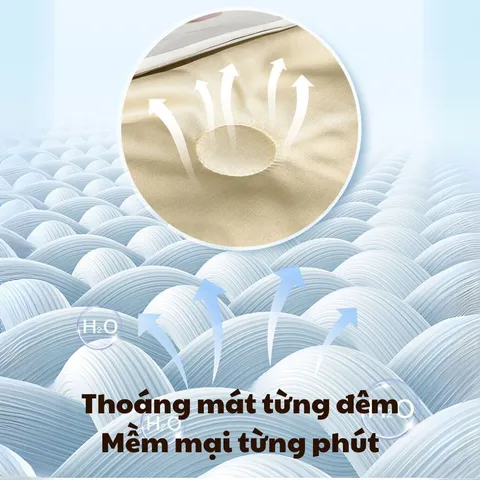 Chăn Hè Trần Bông Mát Lạnh Tencel 100s Chính Hãng Lasante 2mx2m3,Mềm Mại, Mát Mẻ