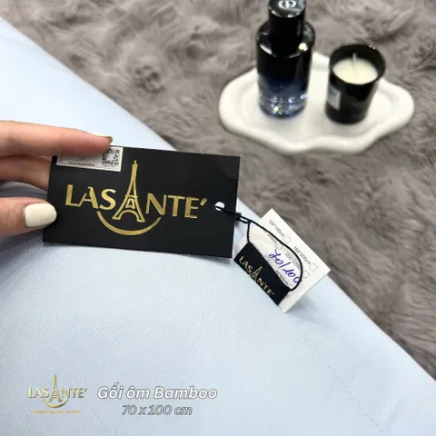 Ruột gối ôm Lasante pháp 70x100 cm chất liệu bông lông vũ vỏ Tencel