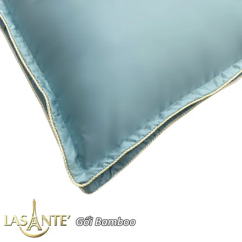 Gối Ngủ Bông Lông Vũ Bamboo Lasante Cao Cấp Êm Ái, Thư Giãn Giúp Ngủ Ngon