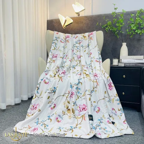 Chăn Hè Thu Lạnh Tencel 100s 2mx2m3 Trần Bông Cao Cấp Lasante Chất Liệu Mềm Mại Thoáng Mát