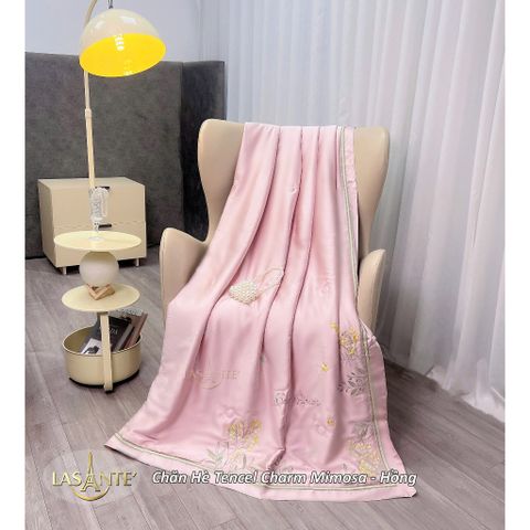 Chăn Hè Tencel Charm Mimosa Cao Cấp 120s - Mềm Mịn Thoáng Mát Kích Thước 2mx2m3, Phù Hợp Với Mọi Thời Tiết