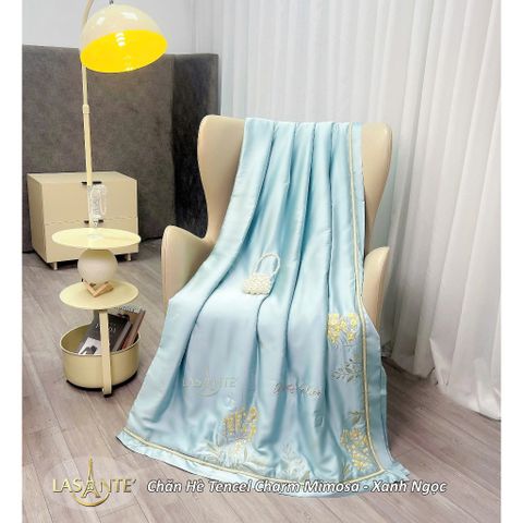 Chăn Hè Tencel Charm Mimosa Cao Cấp 120s - Mềm Mịn Thoáng Mát Kích Thước 2mx2m3, Phù Hợp Với Mọi Thời Tiết