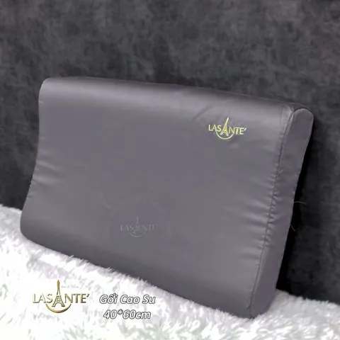 Vỏ Gối Cao Su 40x60x9cm Chất Liêu Tencel 100s Mát Lạnh, Thấm Hút, Bền Màu Lasante