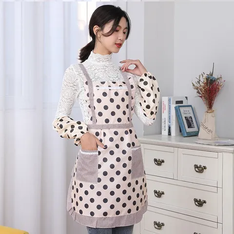 Tạp dề nhà bếp chống thấm nước họa tiết siêu dễ thương