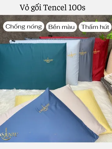 Gối Cao Su Thấp 4 Cm Siêu Mỏng Form Phẳng Truyền Thống Lasante Cho Người Nằm Gối Thấp