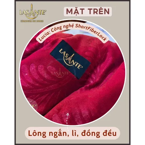 Chăn Lông Cừu Nhỏ 1m6 X 2m2 Cho Mùa Đông Đại Hàn 1 Người  Lasante, Bảo Hành Chính Hãng Kèm Túi